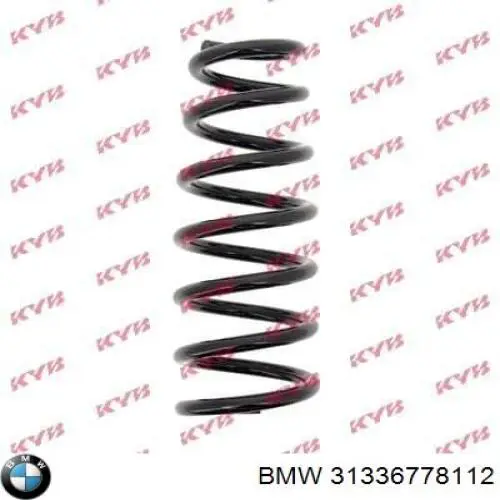 31336778112 BMW muelle de suspensión eje delantero