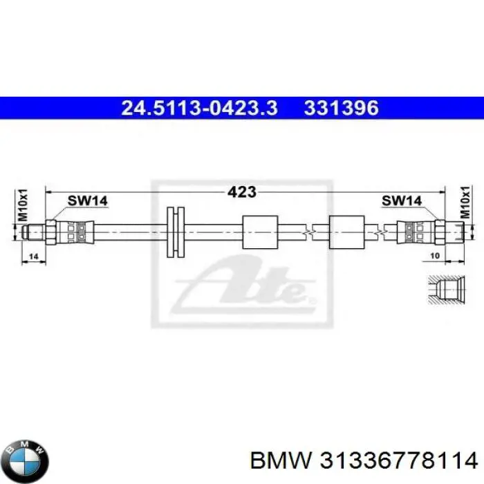 31336778114 BMW Muelle delantero