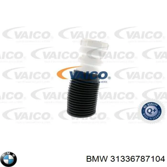 Tope de amortiguador delantero, suspensión + fuelle BMW 31336787104