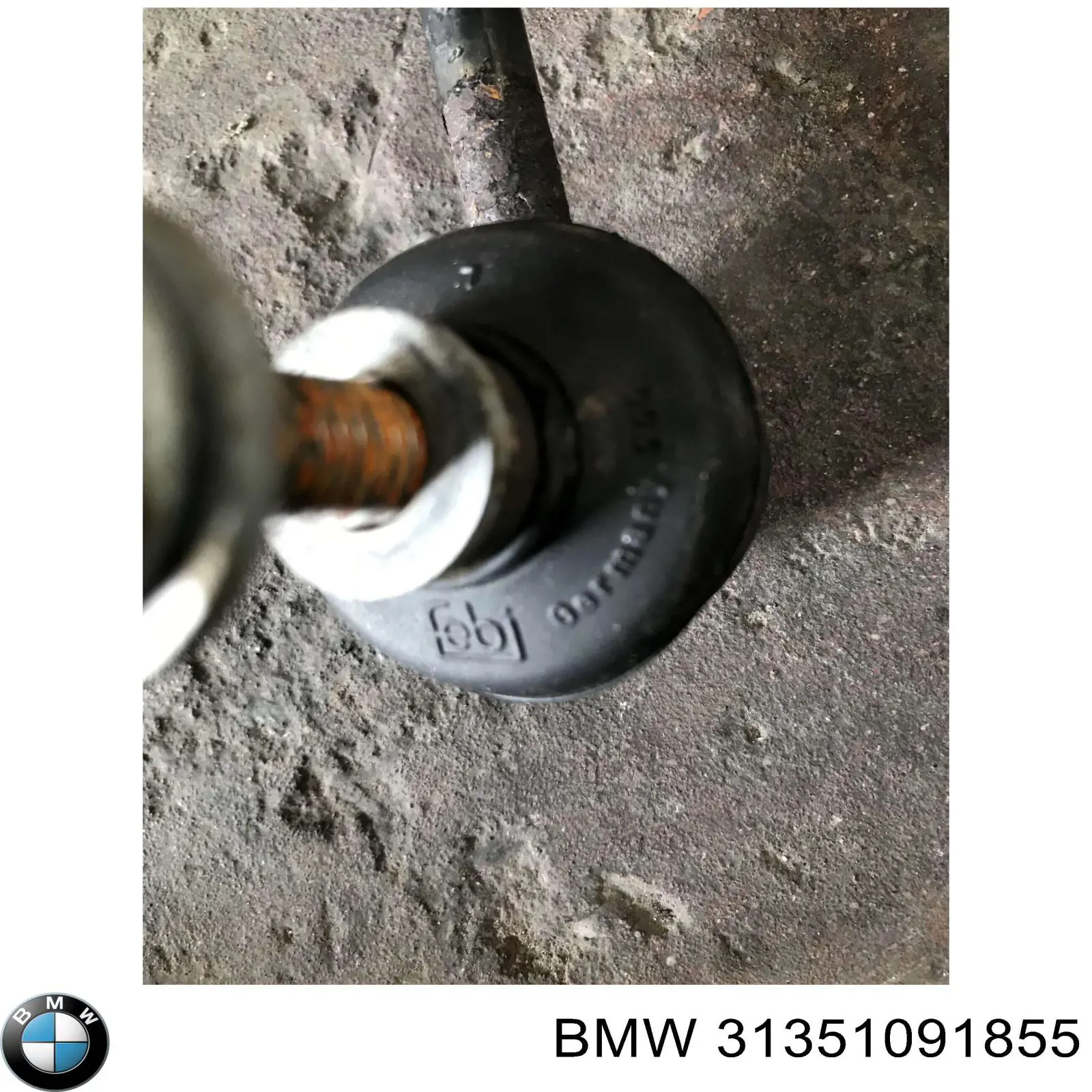 Bieleta estabilizadora delantera izquierda 31351091855 BMW