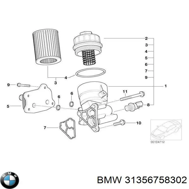 Buje de barra estabilizadora delantera BMW 31356758302 precio, desde 3,64 EUR