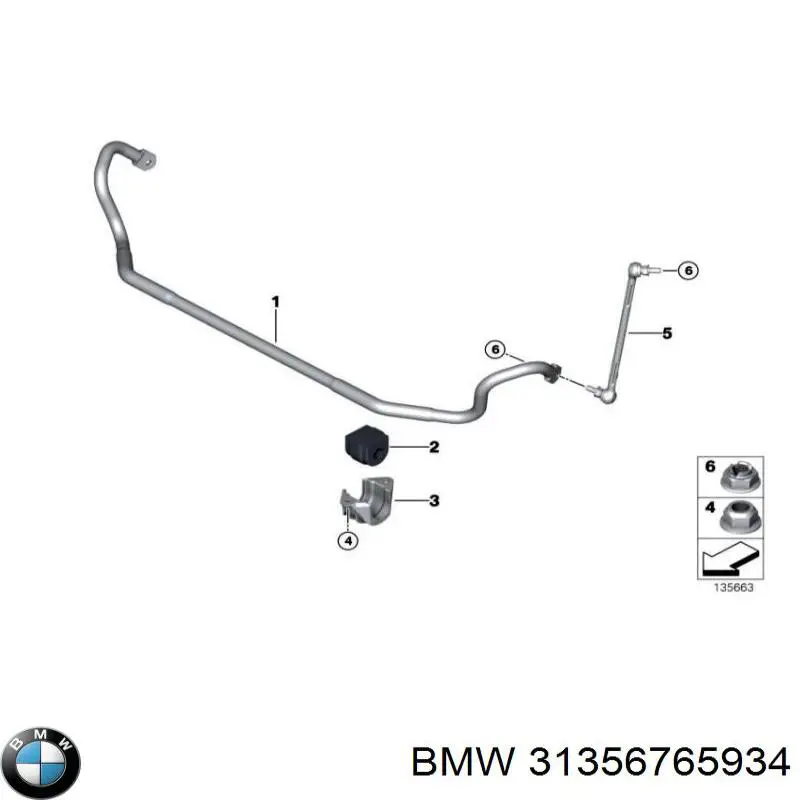 Bieleta estabilizadora delantera derecha BMW 31356765934 precio, desde 13,70 EUR