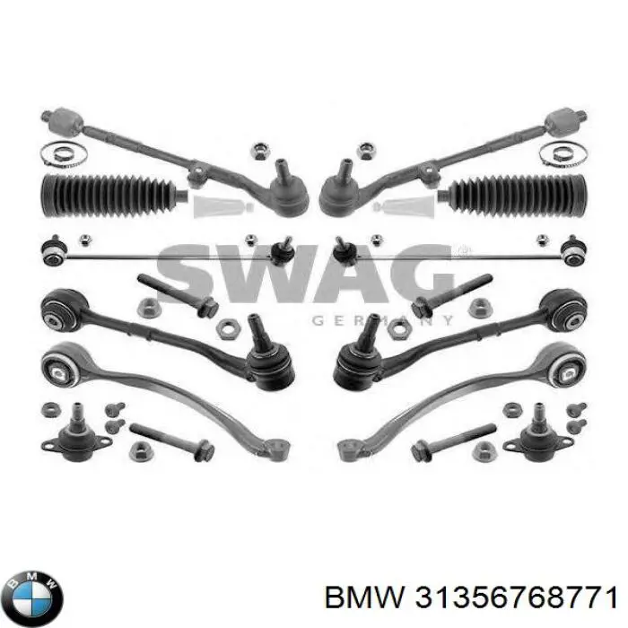 31356768771 BMW barra estabilizadora delantera izquierda