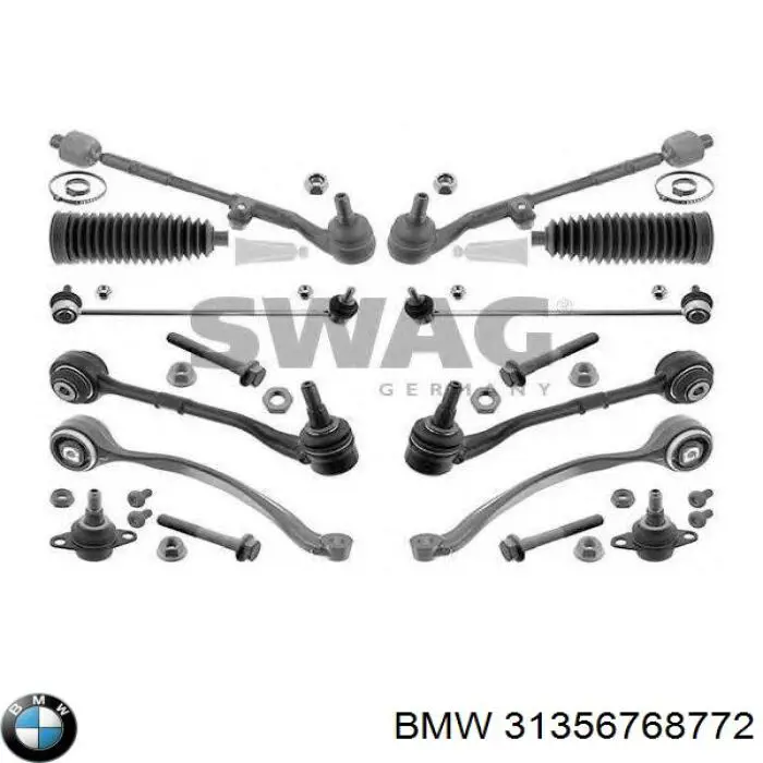 Bieleta estabilizadora delantera derecha BMW 31356768772 precio, desde 18,15 EUR