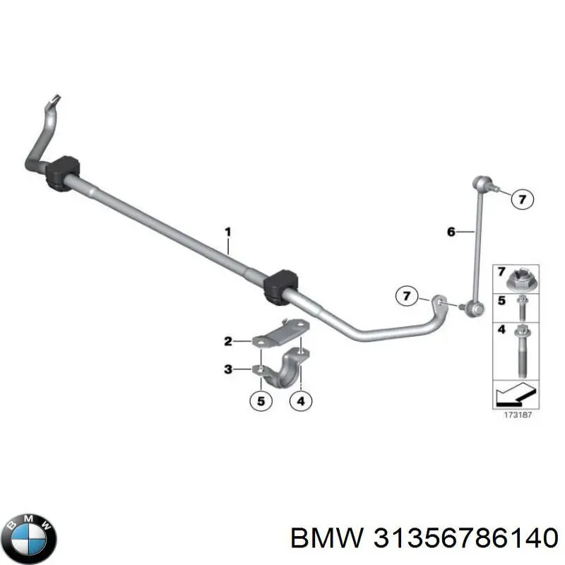 Estabilizador delantero BMW 31356786140 precio, desde 21,18 EUR