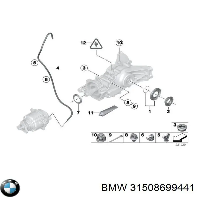 Comprar 31508699441 BMW Casquillo palanca cambio