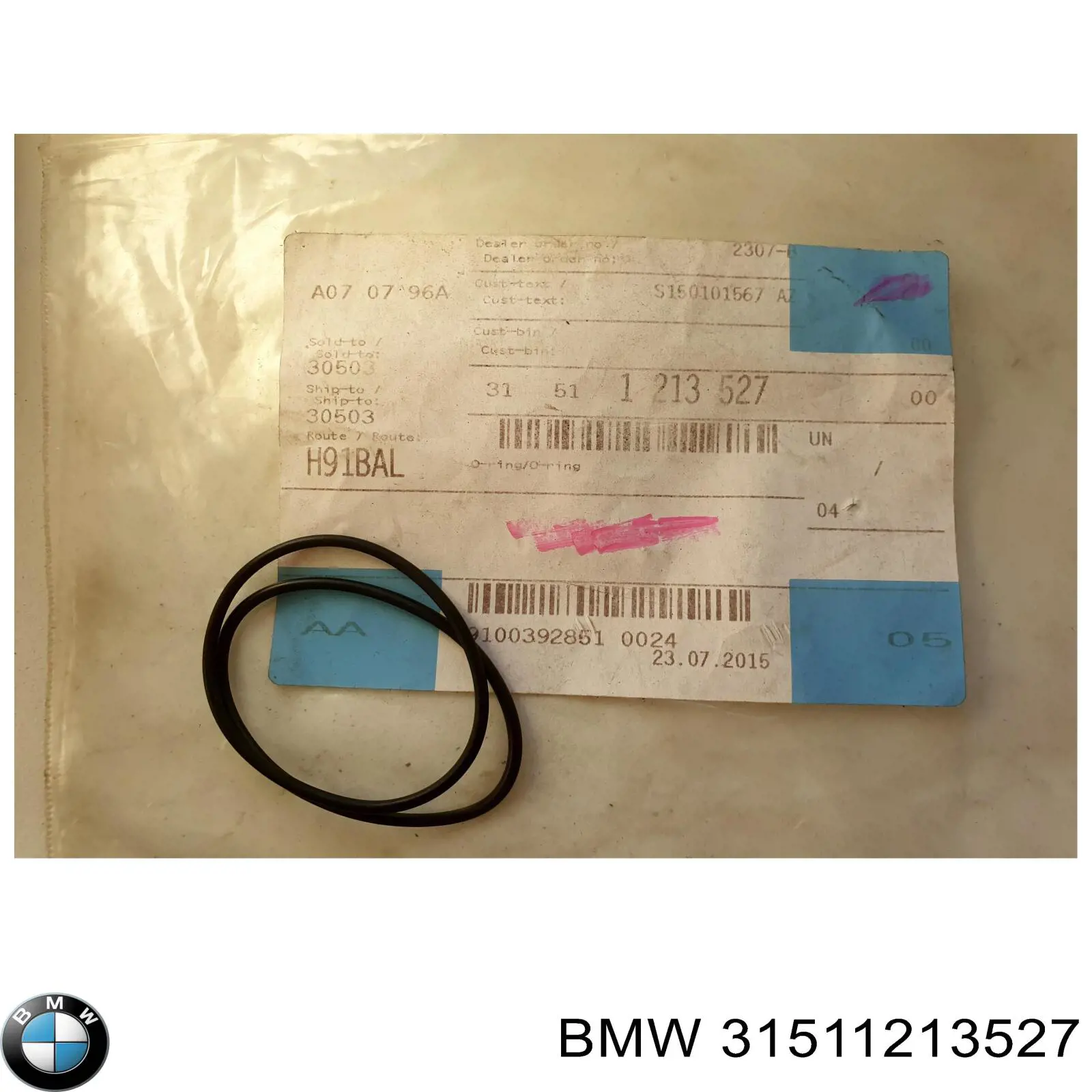 Retén del semieje delantero 31511213527 BMW