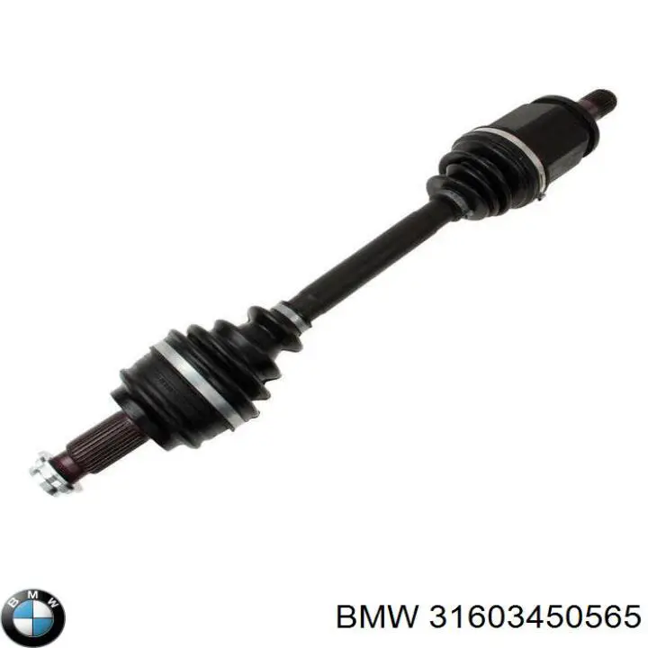31603450565 BMW Semieje delantero izquierdo