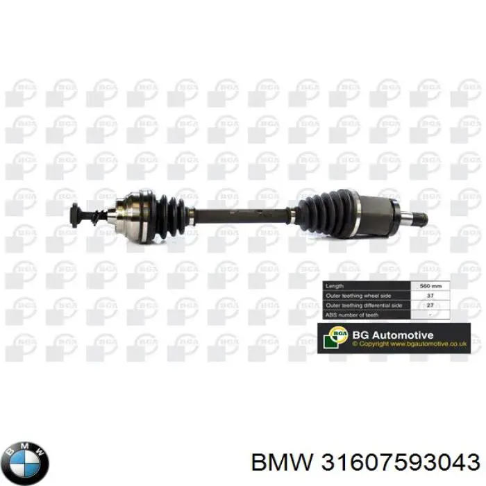 Comprar 31607593043 BMW Semieje delantero izquierdo