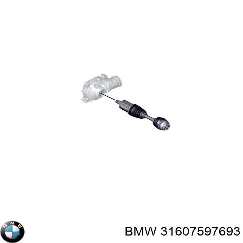 Comprar 31607597693 BMW Semieje delantero izquierdo