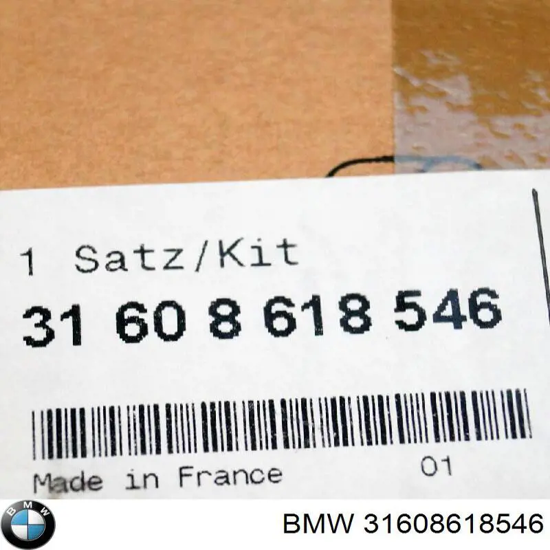 Juego de fuelles de junta homocinética delantera 31608618546 BMW