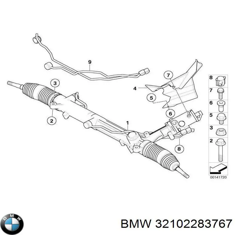 Comprar 32102283767 BMW Cremallera