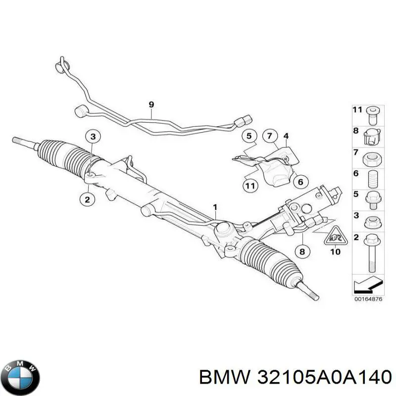Comprar 32105A0A140 BMW Cremallera