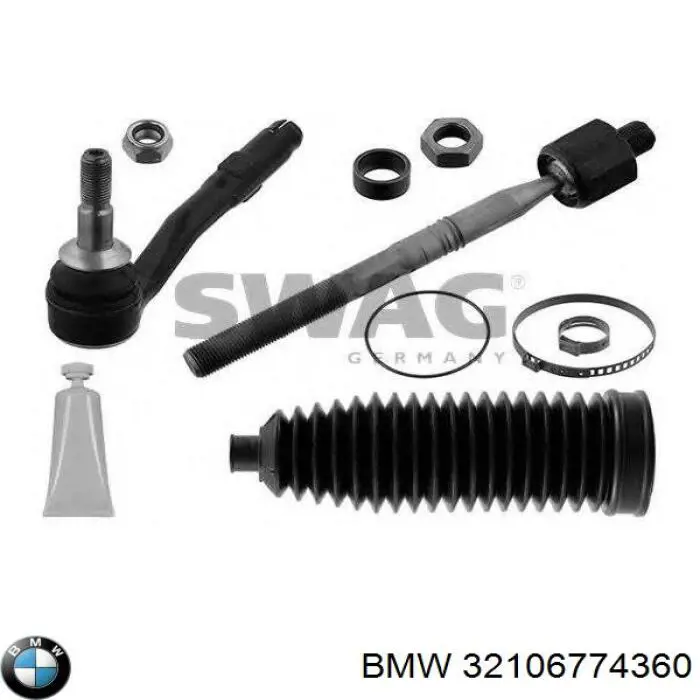 32106774360 BMW barra de acoplamiento completa