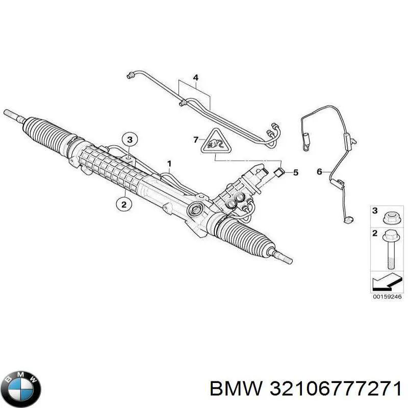 Engranaje de dirección BMW 32106777271 precio, desde 287,50 EUR