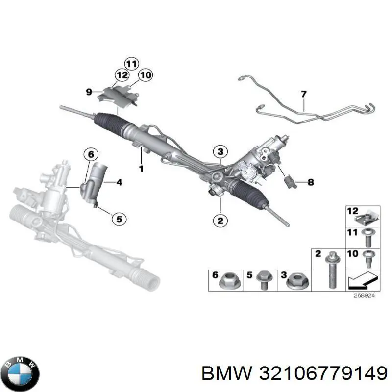 Cremallera de dirección ABM020 NTY