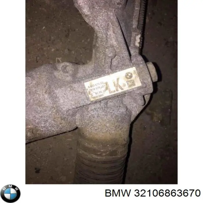 32106863670 BMW cremallera de dirección