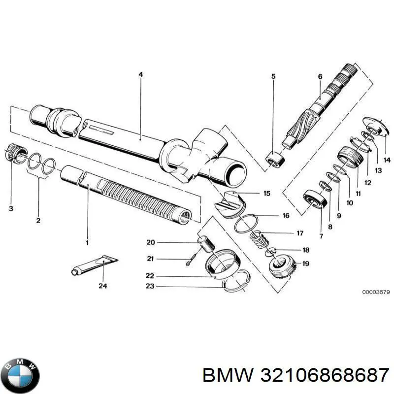 Rótula de barra de acoplamiento BMW 32106868687 precio, desde 30,30 EUR