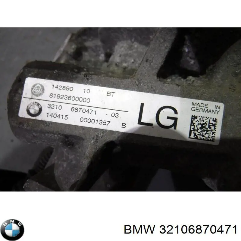 32106872355 BMW cremallera de dirección