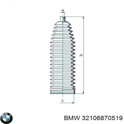 Guardapolvo de dirección BMW 32106870519 precio, desde 9,92 EUR