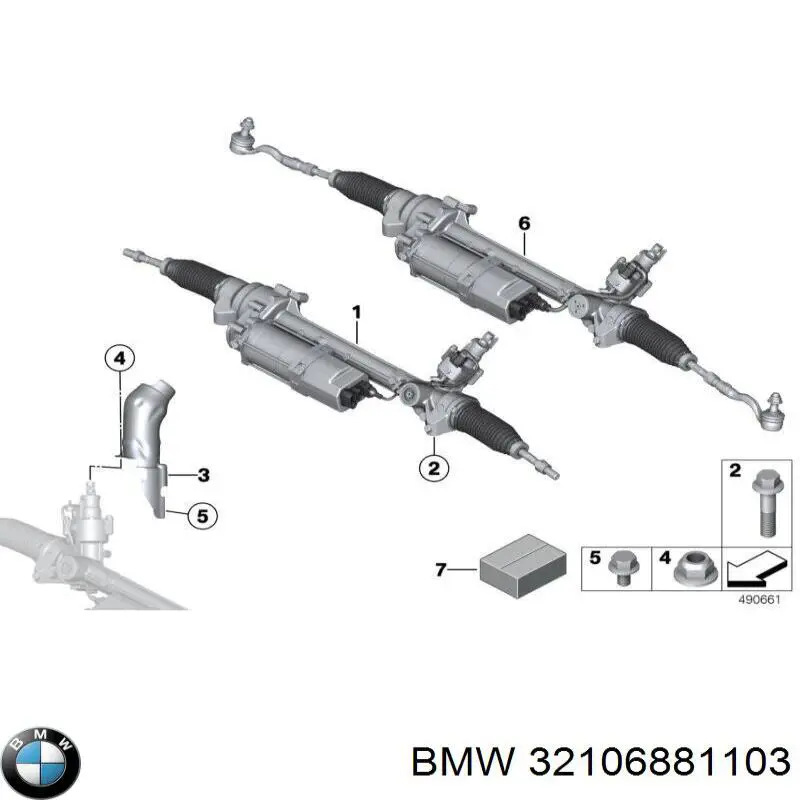 Engranaje de dirección BMW 32106881103 precio, desde 863,94 EUR