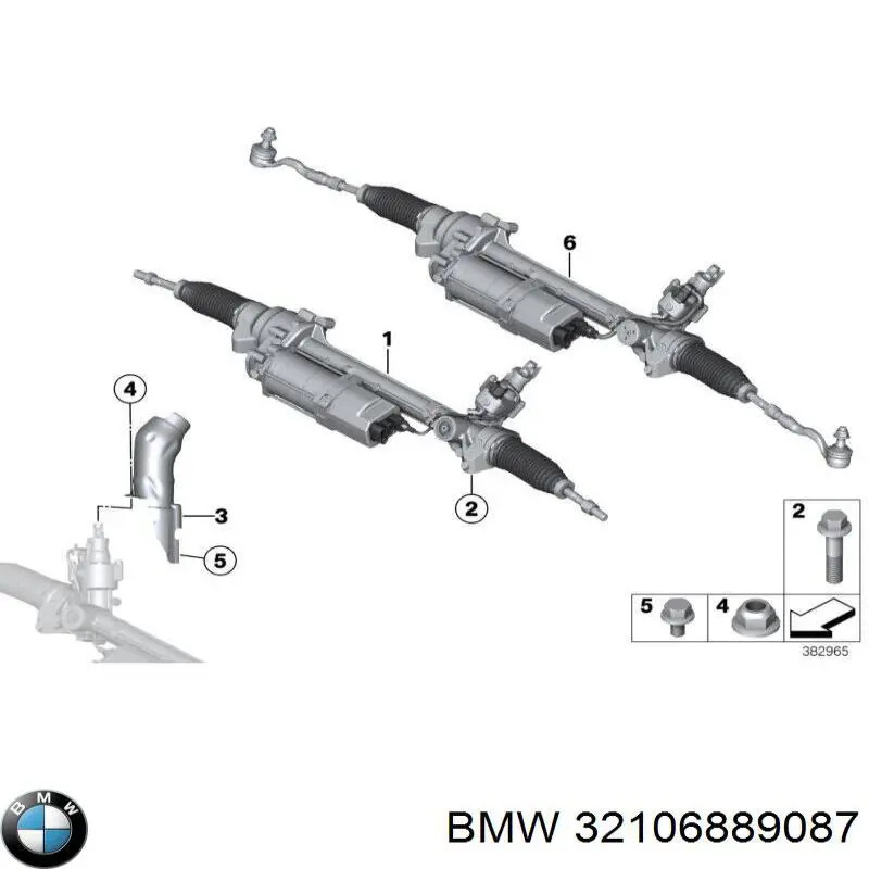 Engranaje de dirección BMW 32106889087 precio, desde 863,94 EUR