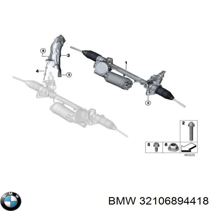 ATGE43861RB ATG cremallera de dirección