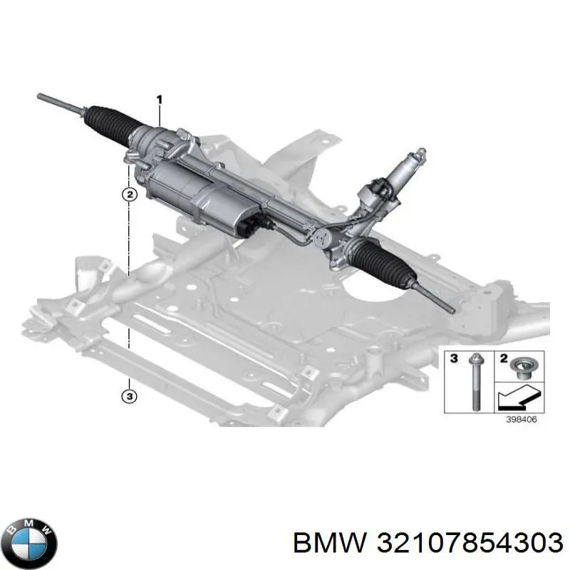 Engranaje de dirección BMW 32107854303 precio, desde 1414,97 EUR