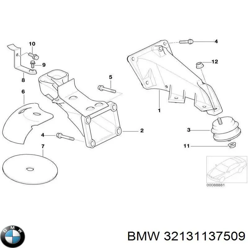 32131137509 BMW engranaje de dirección (reductor)