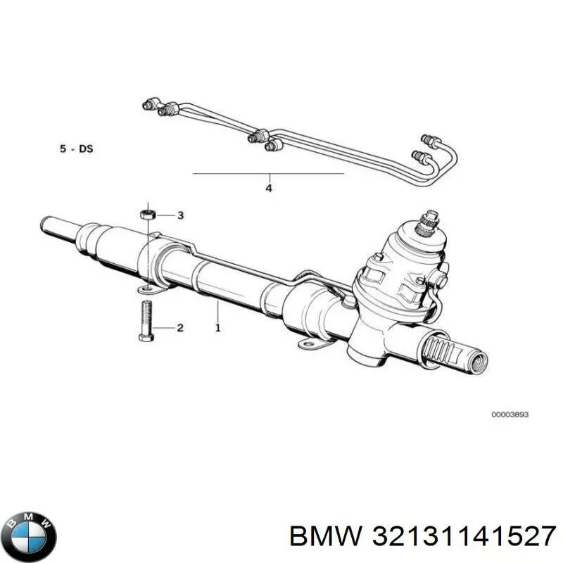Juego de juntas, mecanismo de dirección para BMW 5 (E34)
