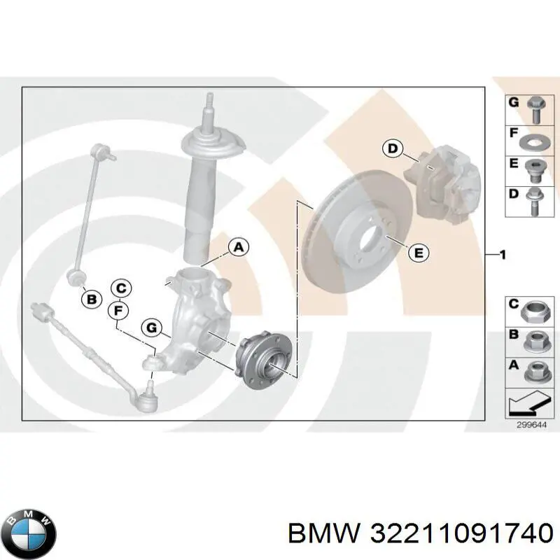  BMW 32211091740 precio, desde 19,19 EUR