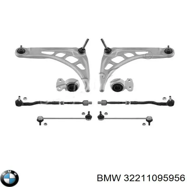 Barra de dirección completa derecha 32211095956 BMW