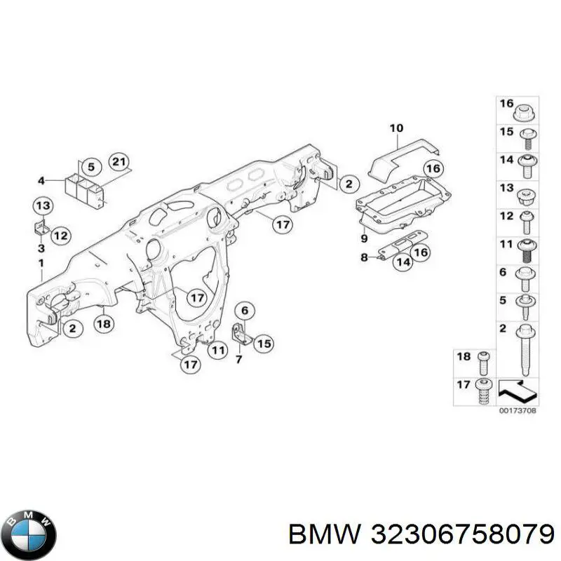 32306758079 BMW Interruptor de encendido