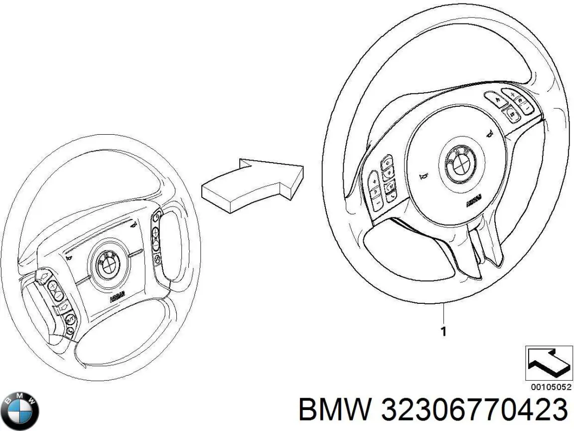 Volante BMW 32306770423 precio, desde 162,62 EUR