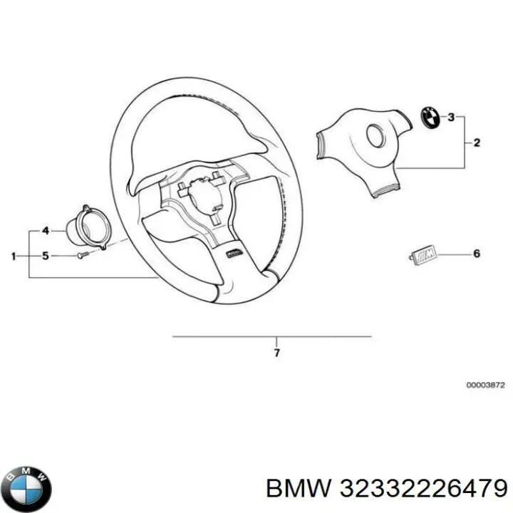 Comprar 32332226479 BMW Emblema de capó