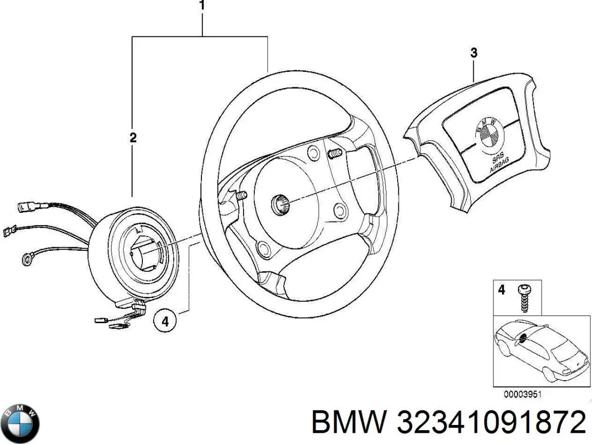 Volante BMW 32341091872 precio, desde  