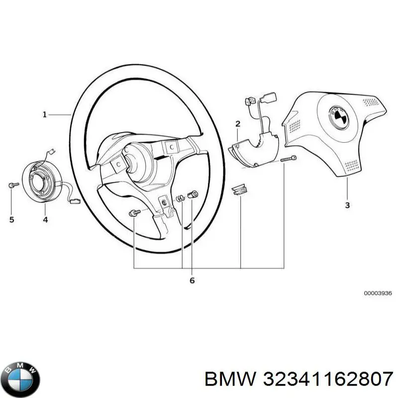 32341162807 BMW volante