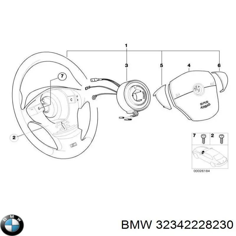32342228230 BMW Cremallera caja de direccion