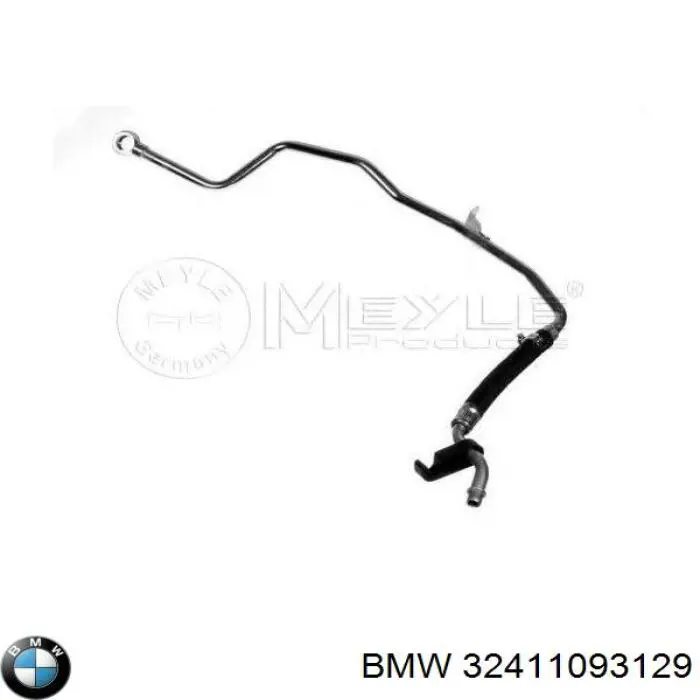 Manguera hidráulica, dirección, de mecanismo dirección a radiador para BMW 7 (E38)