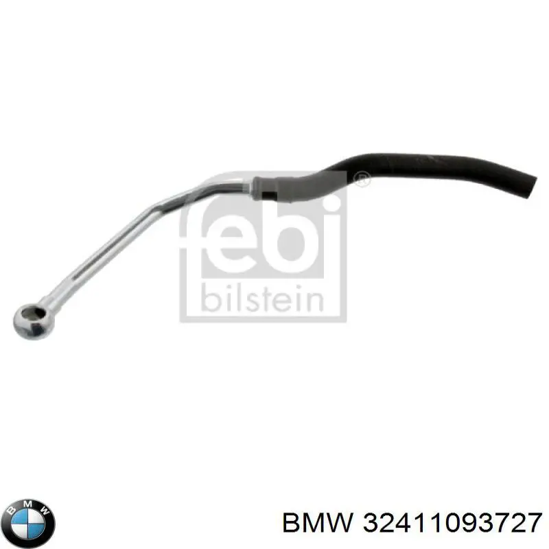 32411093727 BMW Manguera de baja presión de dirección asistida, del depósito a la bomba