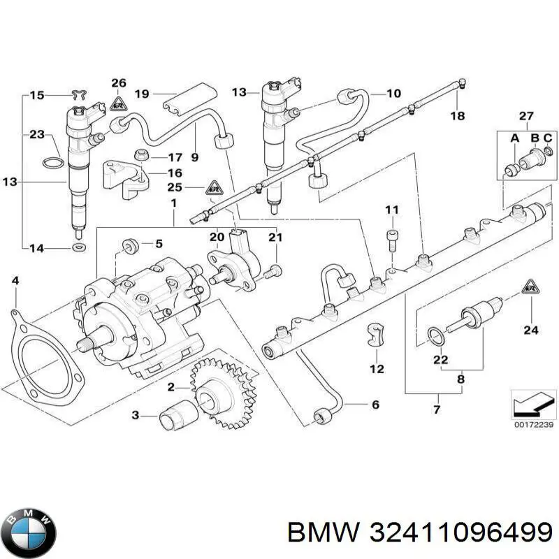 Tapa del depósito de dirección asistida BMW 32411096499 precio, desde 34,82 EUR