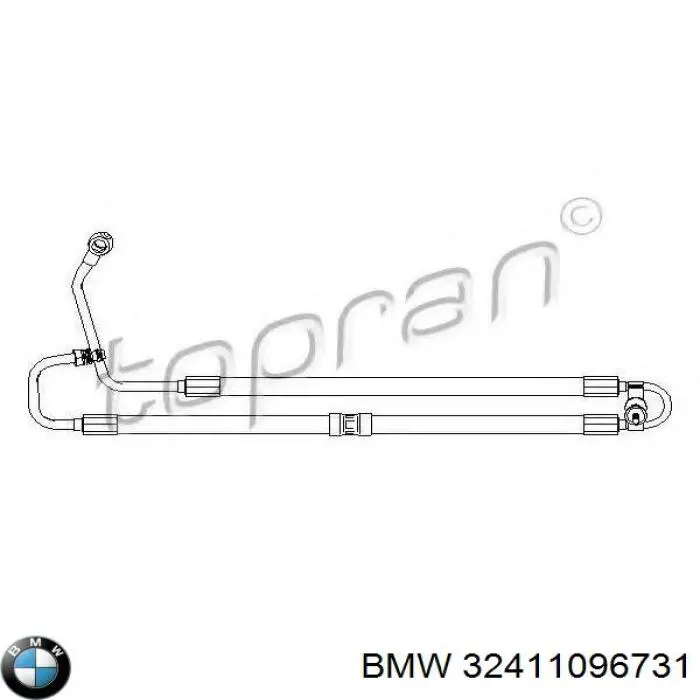 32411096731 BMW manguera hidráulica de alta presión, desde la bomba al mecanismo dirección