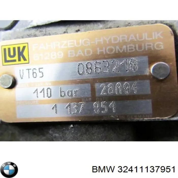 Bomba de dirección 32411137951 BMW