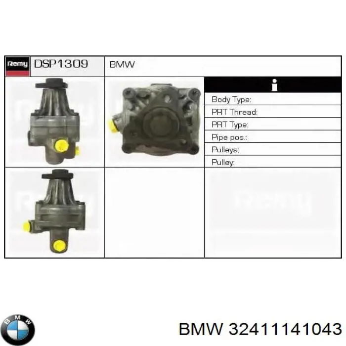 32411141043 BMW bomba de dirección