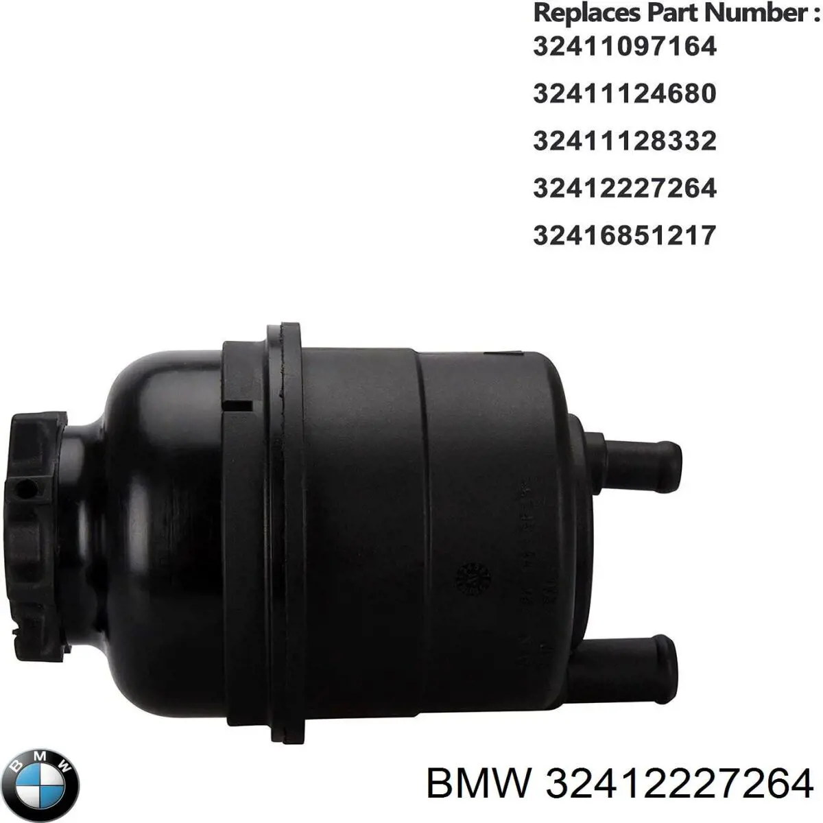 32412227264 BMW depósito de bomba de dirección hidráulica