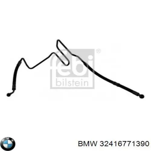 32414036418 BMW manguera de alta presion de direccion, hidráulica