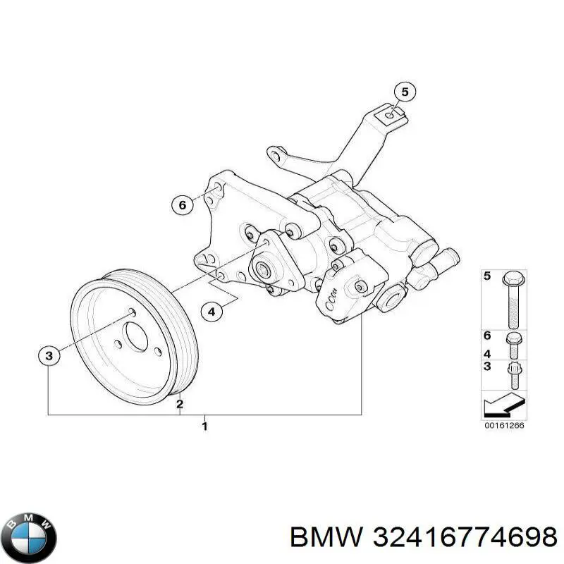 32416774698 BMW bomba hidráulica de dirección