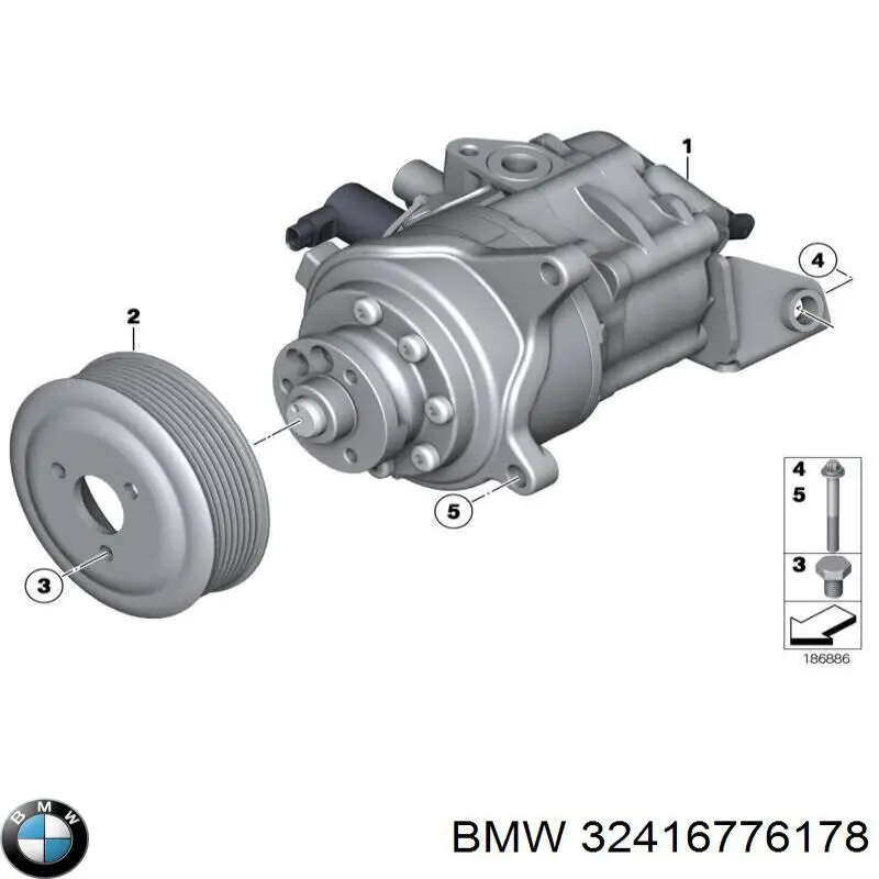 Comprar 32416776178 BMW Bomba servodireccion