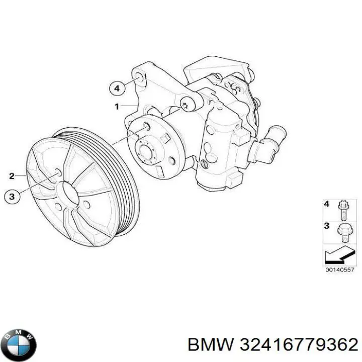 Bomba de dirección asistida  BMW 32416779362 precio, desde 81,31 EUR