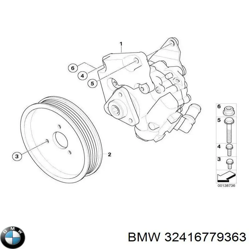 Bomba de dirección asistida  BMW 677936203 precio, desde 79,41 EUR
